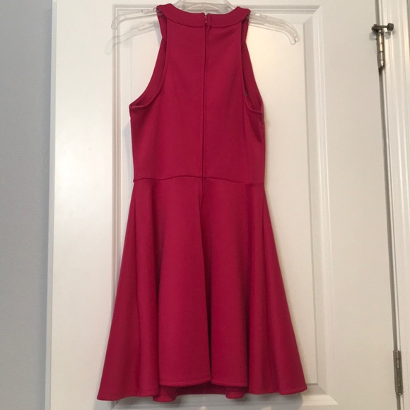 Hot Pink Mini Dress - Picture 3 of 3